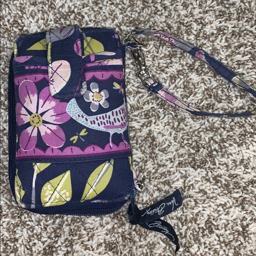 VERA BRADLEY floral wristlet!